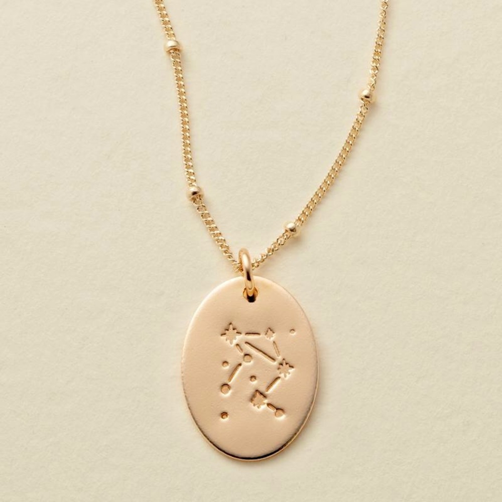 Libra Charm Constallation Boho Indie Cute Necklace